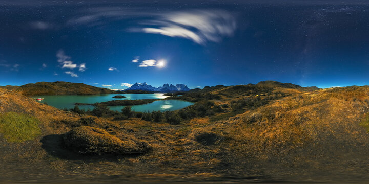 Torres del Paine at Night