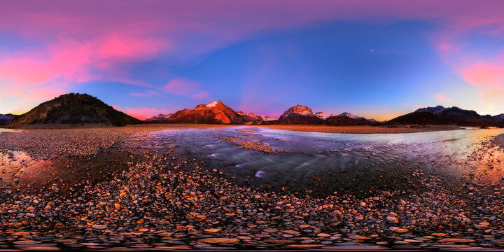 Electric River at Sunrise