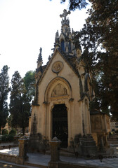 Fototapeta premium Cementerio, Vilafranca del Penedès, Barcelona, Cataluña, España