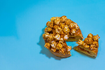 Small bento cake as a birthday present. Korean style cakes for one or two person. A cute dessert-gift . Different small cake. Asian food trend.