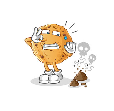 recommend clip art: cookie with stinky waste illustration. character vector