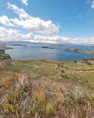 Cityscape of the city of Bogota, Colombia located in South America