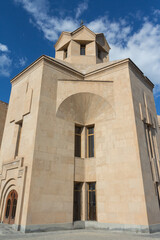 Fototapeta na wymiar View of the Saint Gregory the Illuminator Cathedral, Yerevan, Armenia