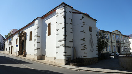 Fototapeta na wymiar Convento e Iglesia de Santa Clara, Braganza, Portugal