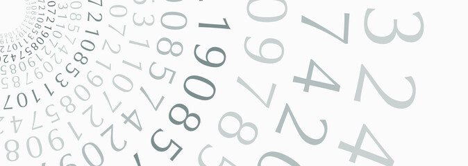abstract background with numbers	