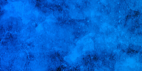 Dark blue grungy wall background for display or montage of product, abstract hand painted blue watercolor splash on colorful paper background, cement texture for background. wall plaster and scratches