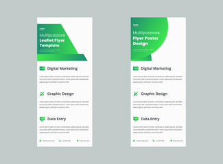 Roll up banner template graphic illustration design.