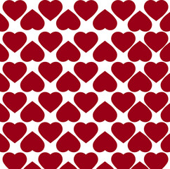 Valentine's Day seamless vector design. Modern romantic elements