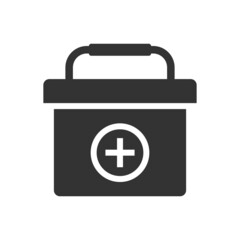 aid first box icon - medical equipment box icon