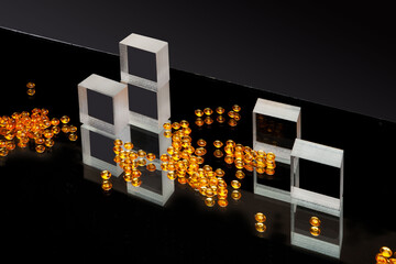 beautiful glass molds suitable for racks