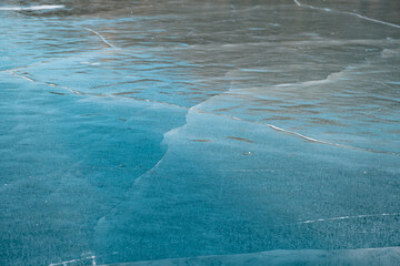 ice on the river