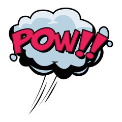 pow word pop art