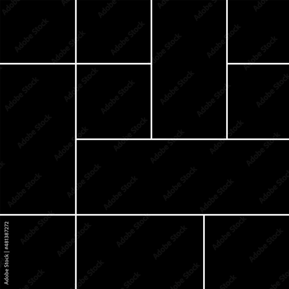 Aufkleber vector empty photo frame. collage template. frames for memory.