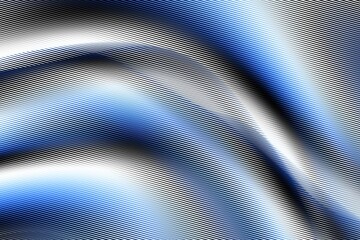 Futuristic background. Thin wavy lines.