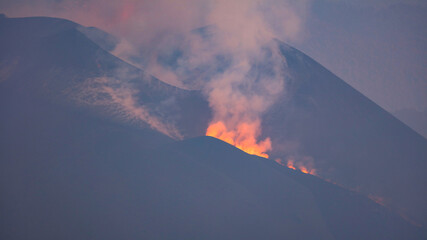 Volc&aacute;n Cumbre Vieja de La Palma, Islas Canarias, Espa&ntilde;a, 