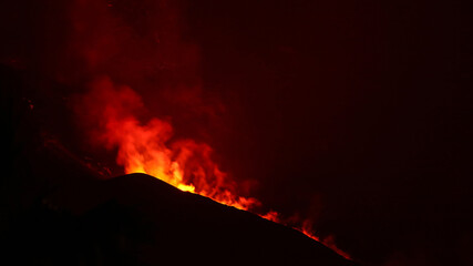 Fototapeta na wymiar Volcán de Cumbre Vieja, La Palma, Islas Canarias, España