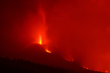 Volcán del Cumbre Vieja, La Palma, Islas Canarias, España