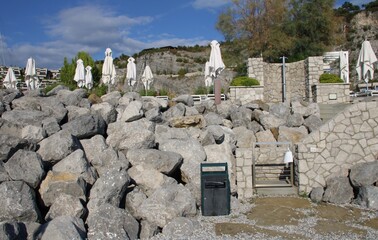 Sistiana Portopiccolo zwischen Triest und Grado in Friaul-Julisch Venetien Italien an der Adria...