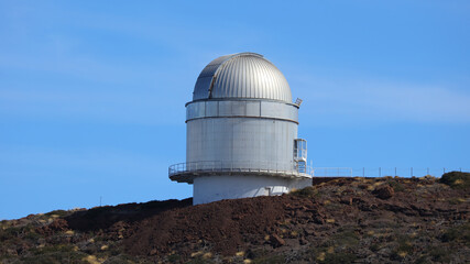 Telescopio &oacute;ptico n&oacute;rdico, Observatorio del Roque de los Muchachos, La Palma, Espa&ntilde;a