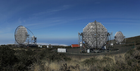 Telescopio MAGIC, Observatorio del Roque de los Muchachos, Santa Cruz de La Palma, Santa Cruz de...