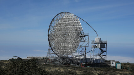 Telescopio MAGIC, Observatorio del Roque de los Muchachos, Santa Cruz de La Palma, Santa Cruz de...