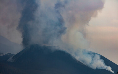 Volcán Cumbre Vieja, La Palma, Santa Cruz de Tenerife, Islas Canarias.
