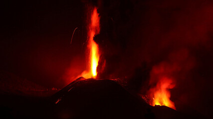 Volcán de Cumbre Vieja, La Palma, Islas Canarias, España