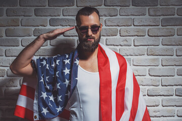 Stylish man with beard