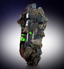 vivianite mineral specimen stone rock geology gem crystal