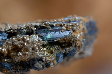 vivianite mineral specimen stone rock geology gem crystal