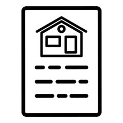 Document Flat Icon Isolated On White Background