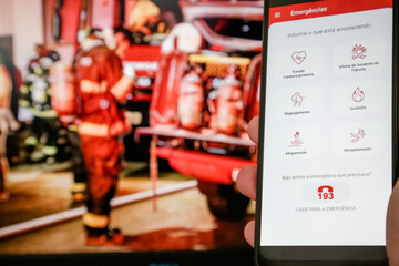 Aplicativo para acionar corpo de bombeiros em caso de emergencia. 
