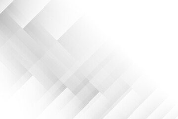 Abstract white and gray color, modern design background with geometric shape. Vector illustration.