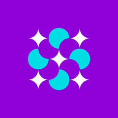 Abstract logo. Geometric abstract logos. Icon design