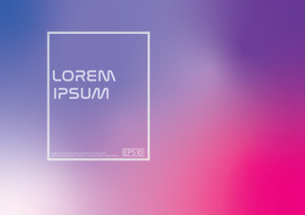 Obraz premium Abstract Violet Background Gradient Vector Wallpaper Design