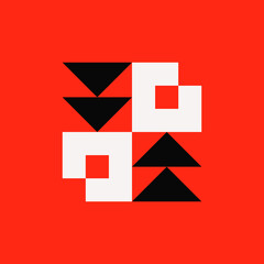 Abstract logo. Geometric abstract logos. Icon design