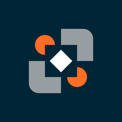 Abstract logo. Geometric abstract logos. Icon design