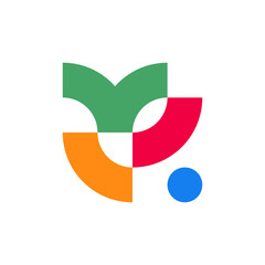 Abstract logo. Geometric abstract logos. Icon design