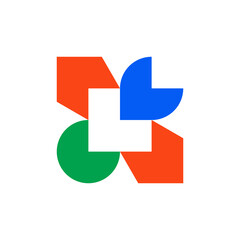 Abstract logo. Geometric abstract logos. Icon design