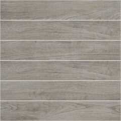Decking board with fine wood horizontal planks - 481398457