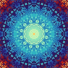 Abstract geometrical background. Ornamental symmetric pattern