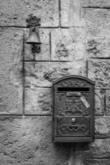 Mail box in Auvergne France