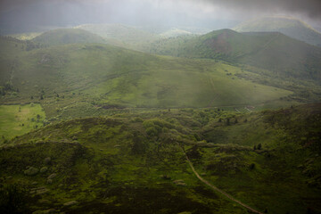 volcano view in auvergne