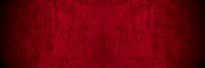 Old wall texture cement black red  background abstract dark color design are light with white gradient background.