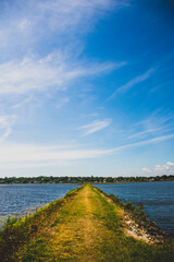 Path across water, Newport, Rhode Islnad