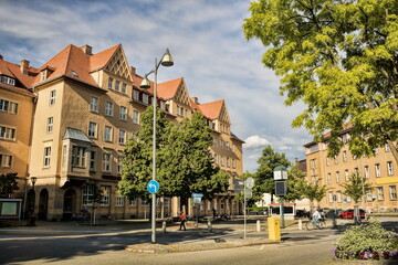 bautzen, deutschland - stadtbild mit altem gebäude