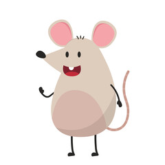 Rat character design. wallpaper. free space for text. Rat and cheese vector.