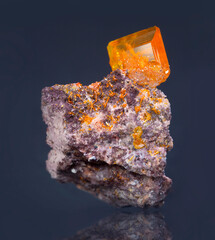 .wulfenite mineral specimen stone rock geology gem crystal