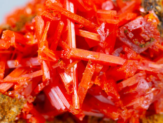 .wulfenite mineral specimen stone rock geology gem crystal