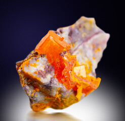 .wulfenite mineral specimen stone rock geology gem crystal